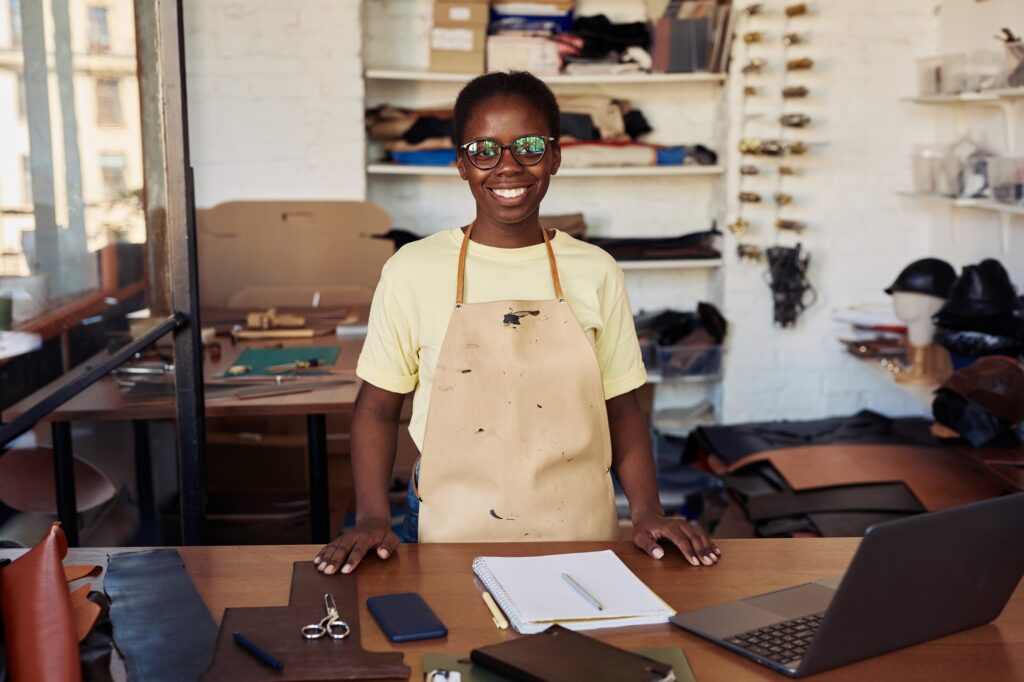 Portrait Of Proud Small Business Owner